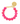 Mini Beads Bracelet - Fuchsia Marble