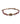 Bracelet Lakota croix pyrite rouge