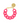 Flat Chain Bracelet - Fuchsia